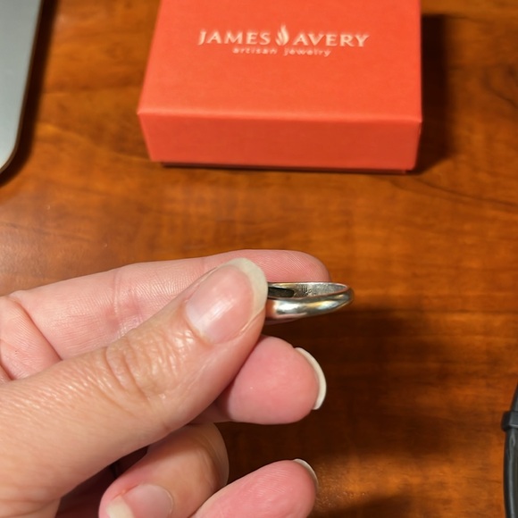 Retired James Avery Ring Sterling Silver Heart Ring. Size 7. - Picture 4 of 4